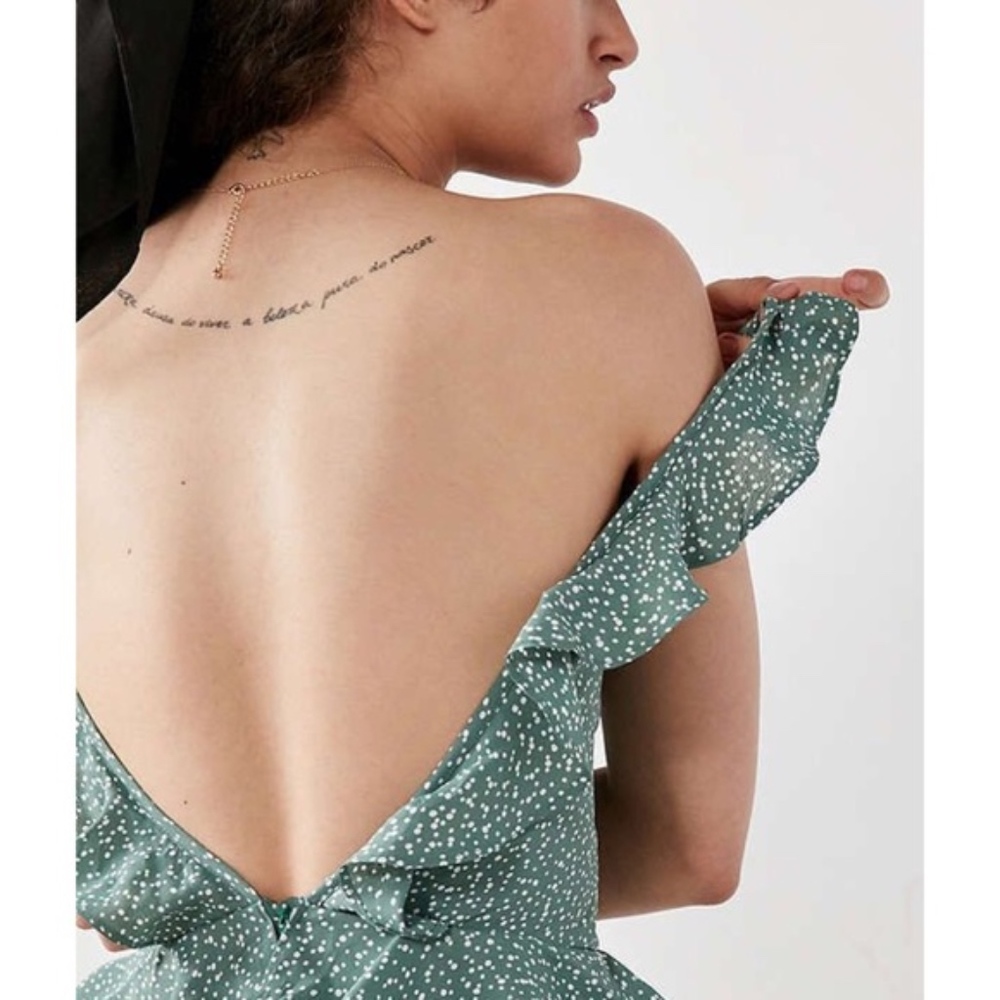 Flynn Skye Mimi Ruffle Mini Dress Polka Dot Print - Picture 2 of 8